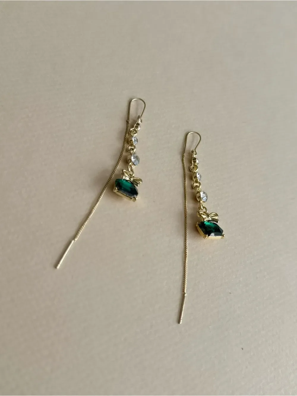 Gemstone Drop Earrings M1876